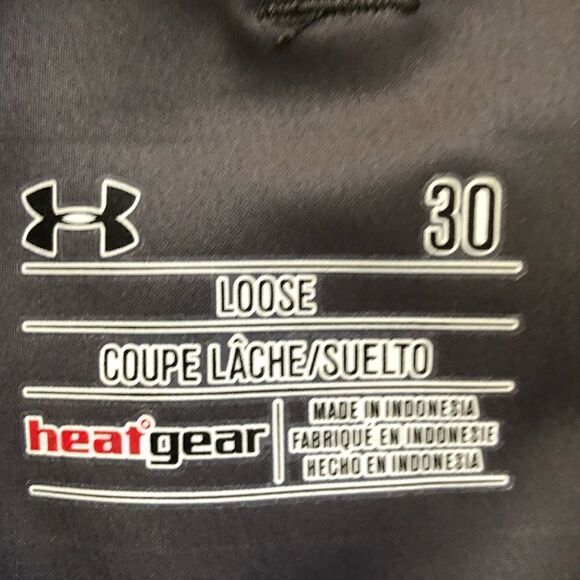 Under Armour Men’s Gray Loose Heat Gear Shorts, Size 30 - Picture 5 of 9